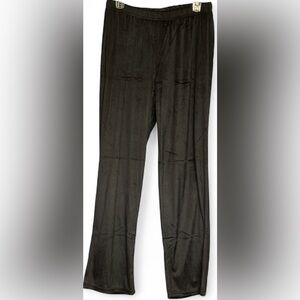 NWOT JUICY COUTURE WOMAN SLEEPWEAR/LOUNGE VELOUR FEEL PANTS MEDIUM BLACK